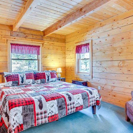 Secluded Black Hawk Log Cabin With Fire Pit! מראה חיצוני תמונה