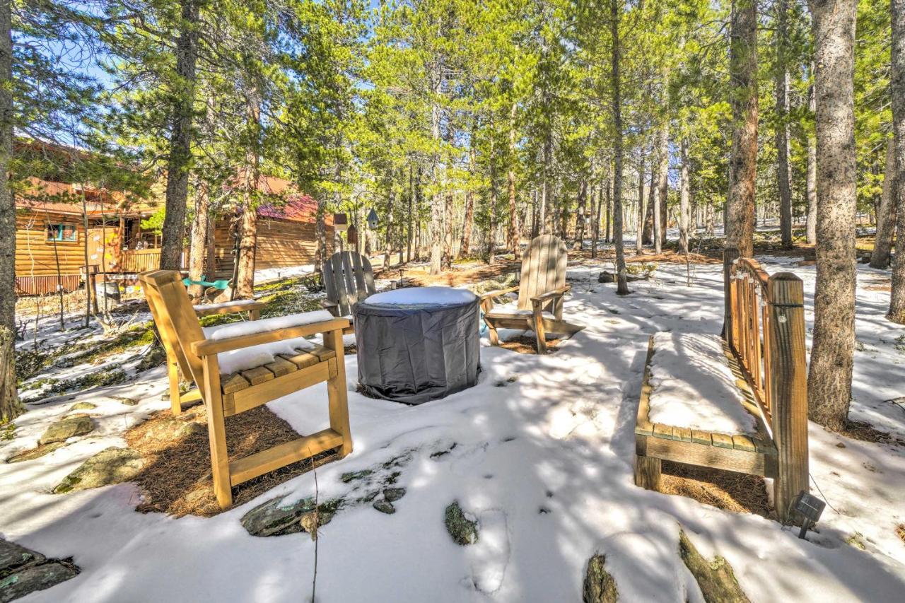 Secluded Black Hawk Log Cabin With Fire Pit! מראה חיצוני תמונה