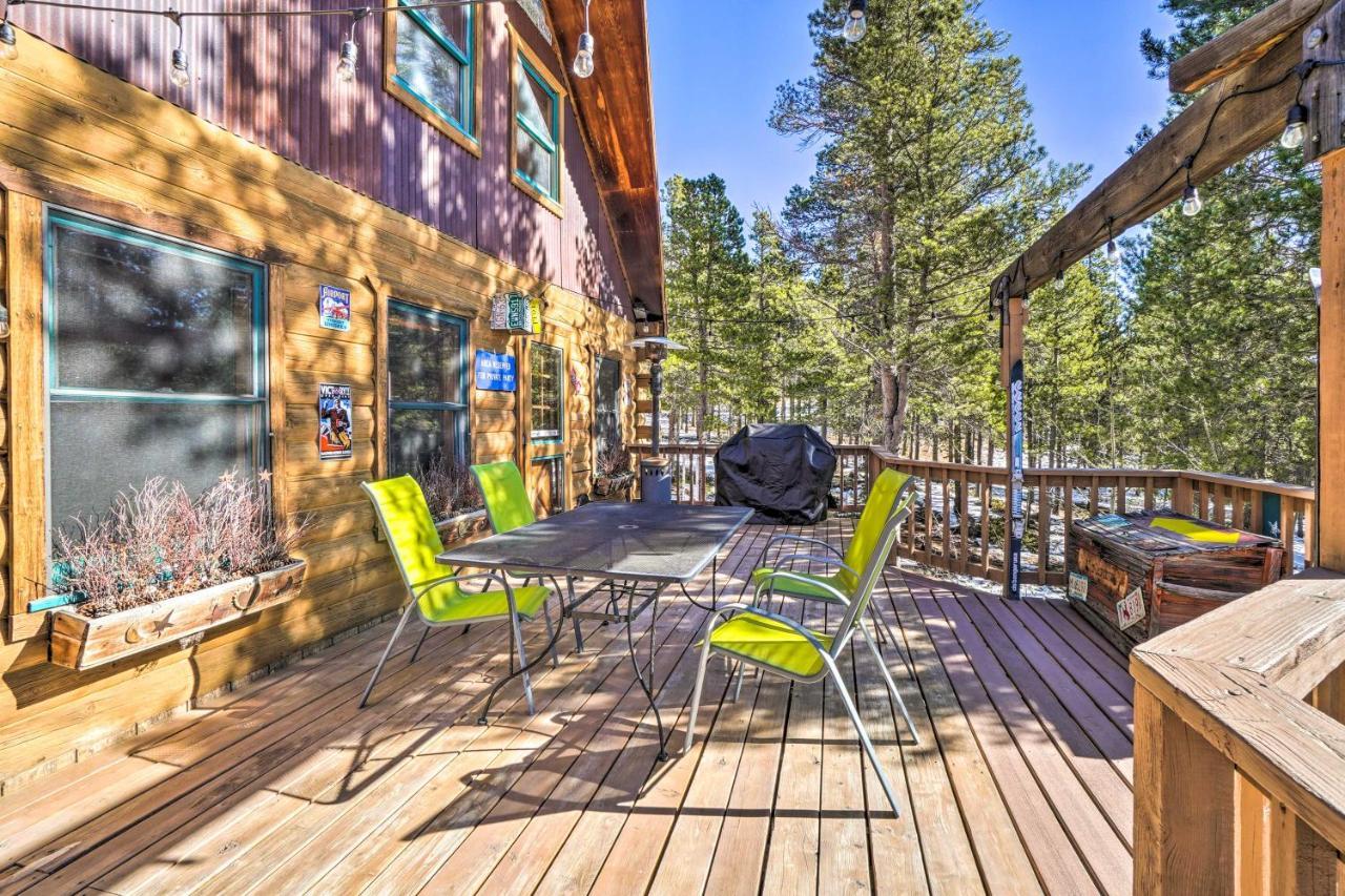 Secluded Black Hawk Log Cabin With Fire Pit! מראה חיצוני תמונה