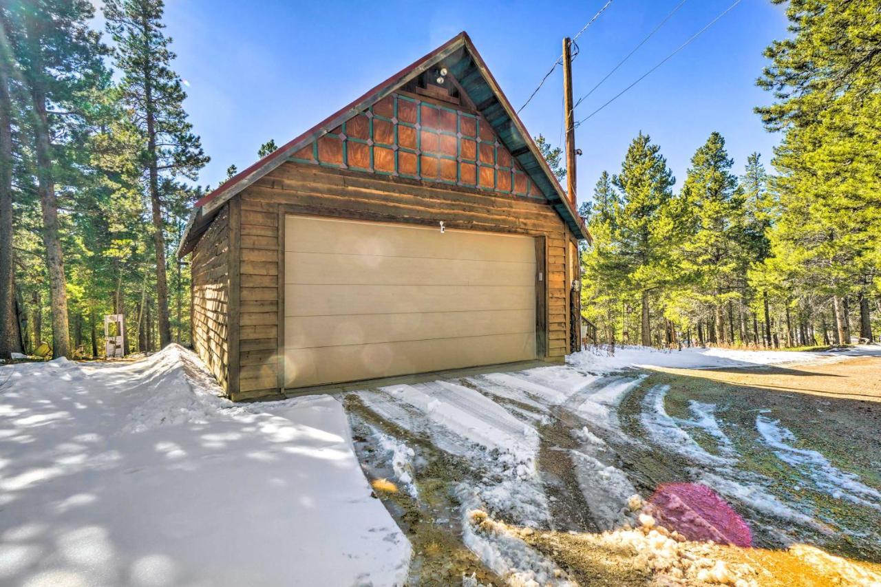 Secluded Black Hawk Log Cabin With Fire Pit! מראה חיצוני תמונה