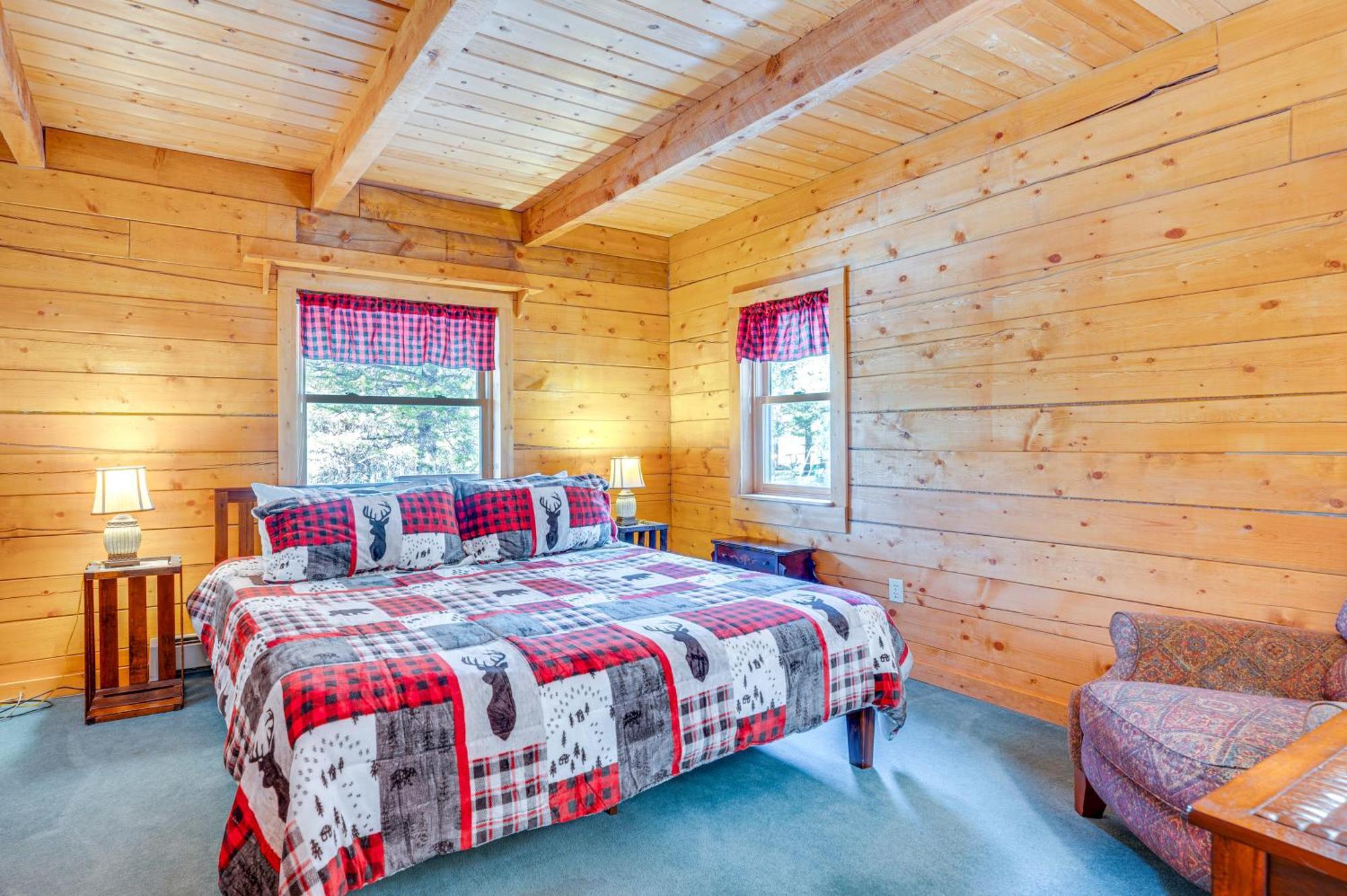 Secluded Black Hawk Log Cabin With Fire Pit! מראה חיצוני תמונה